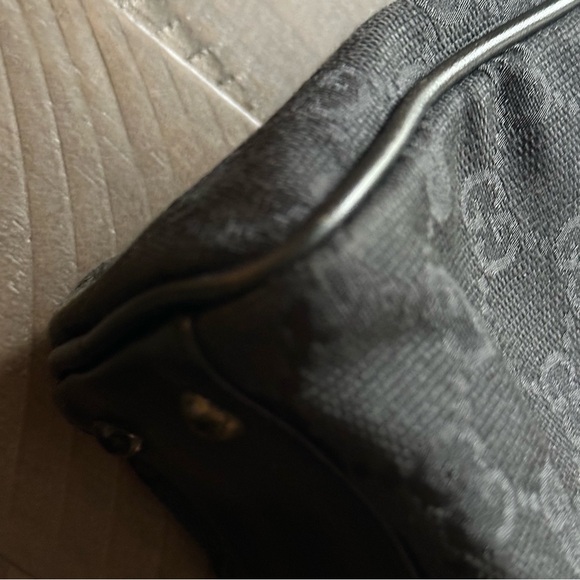 🖤GUARANTEED AUTHENTIC GUCCI Black monogram canvas tote 🖤 - Picture 10 of 13